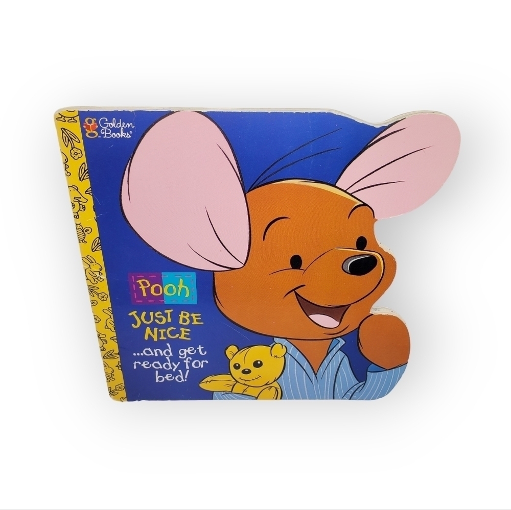 Golden Books Kids Winnie-the-Pooh "Just be nice...and get ready for bed!" Book